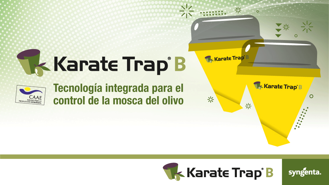 Karate Trap B Tecnología integrada para el control de la mosca del olivo