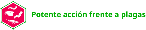 Potente acción frente a plagas