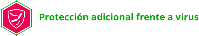Protección adicional frente a virus