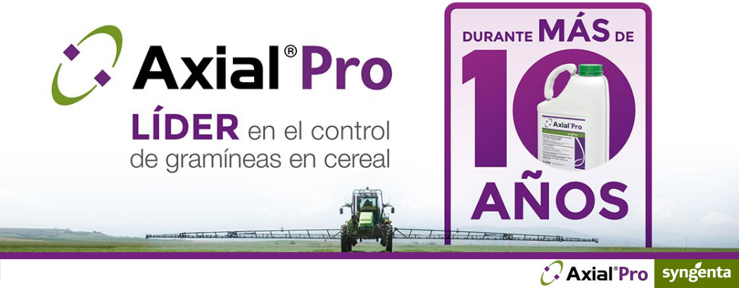 Axial Pro Líder en el control de gramíneas en cereal